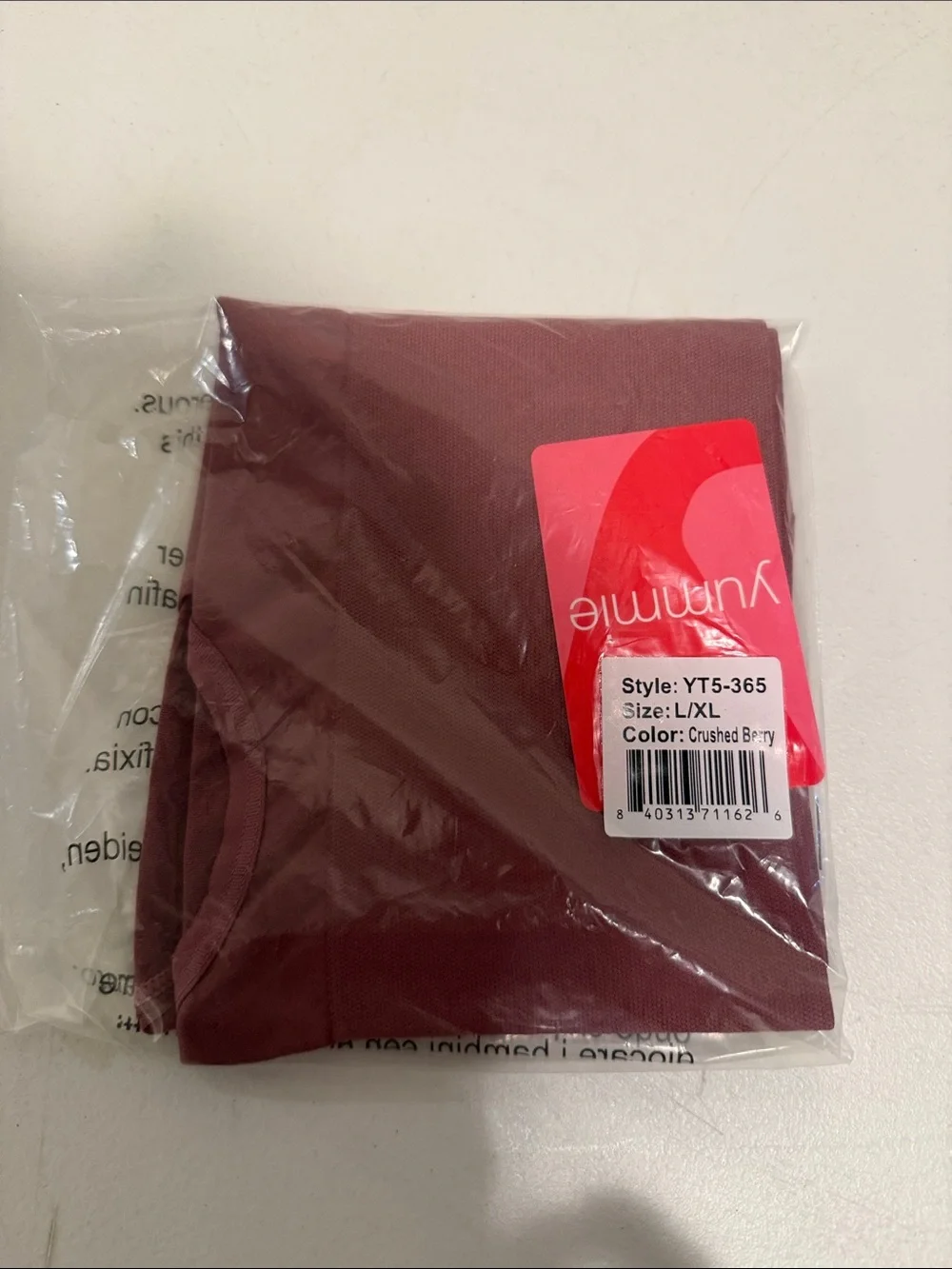 NWT Yummie Sage Shapewear Seamless Brief Crushed Berry L/XL Medium Hold Shaping
